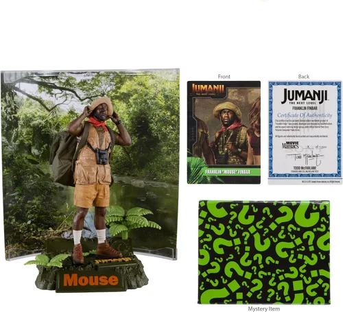 Miniatura 2 de McFarlane Toys - Figura posada de Franklin Mouse Finbar (Jumanji) de Movie Maniacs de 6 pulgadas