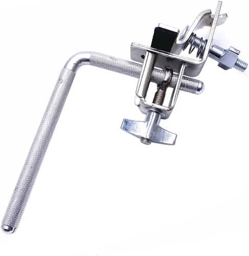 Miniatura 3 de Abrazadera de cencerro para bombo con brazo de 5 pulgadas, accesorios de percusión para instalación de aro de bombo