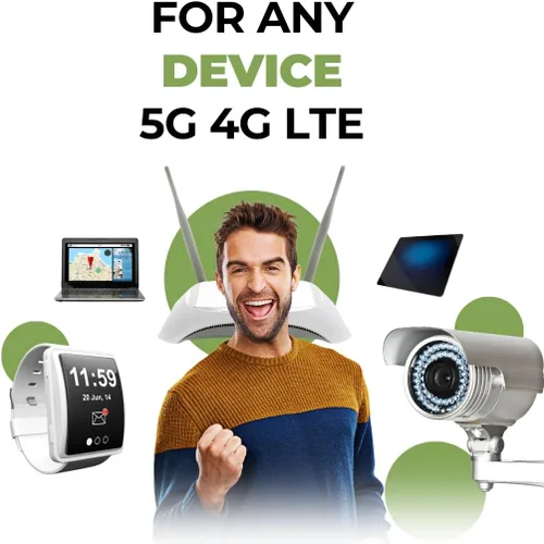 Miniatura 2 de Tarjeta SIM de datos – Plan de datos de 360 días de Internet de 24 GB en red AT&T 5G 4G LTE compatible con cualquier dispositivo IoT desbloqueado