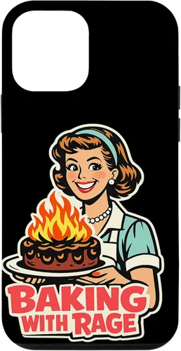 Miniatura 16 de Baking with Rage Retro 1950s Housewife Pop Art Humor Case for iPhone 17