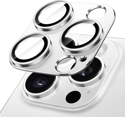 Miniatura 13 de JETech Protector de lente de cámara para iPhone 14 Pro de 6.1 pulgadas y iPhone 14 Pro Max de 6.7 pulgadas, cubierta de anillo de vidrio templado