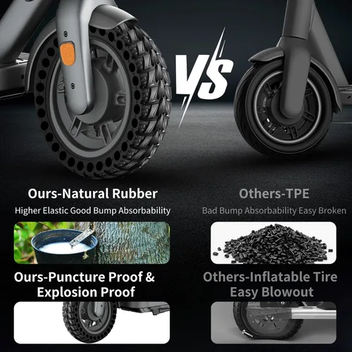 Miniatura 5 de BANGTING 2 piezas de actualización de neumáticos sólidos 50/75-6.1 para patinete eléctrico, neumáticos sin cámara de 8.5x2.0 para Gotrax GXL