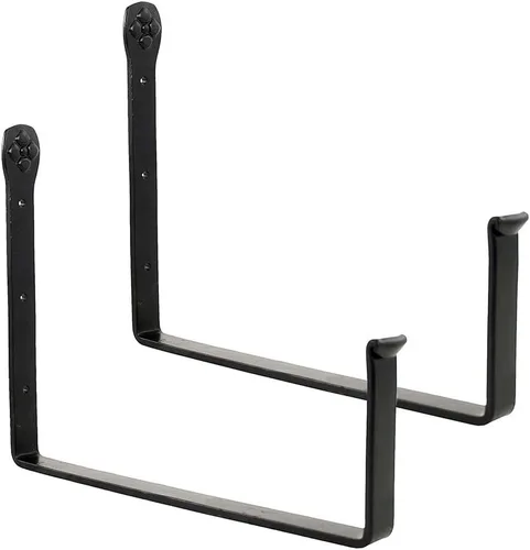 Miniatura 7 de Achla Designs SFB-01 - Soporte de pared para macetero, 6 pulgadas, color negro