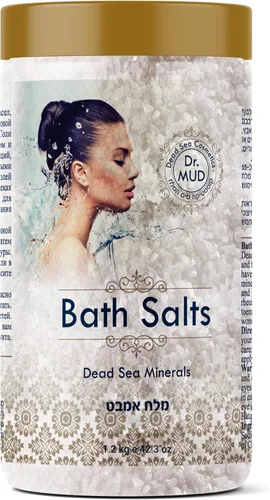 Miniatura 16 de Sal natural del mar muerto remojo de baño 100% rico en minerales, más minerales que la sal de Epsom, relajación profunda, desintoxicación, exfolia