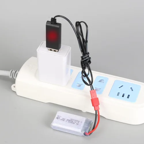 Miniatura 4 de 2 unids 3.7 V 800 mAh 25C 902540 Lipo batería recargable JST Plug con cargador USB para X56W X400 X400W X300C X400C X800 HS110 HS200 S670 V950hd