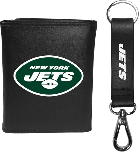 Miniatura 25 de Siskiyou Sports NFL unisex Tri-fold Wallet & Strap Key Chain