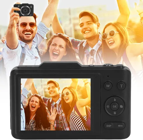 Miniatura 7 de Cámara digital 4K, cámaras de pantalla IPS HD de 48 MP de 2.8 pulgadas para fotografía, enfoque automático y antivibraciones, cámara compacta