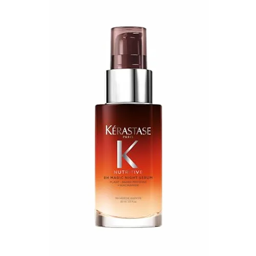 Kerastase Nutritive 8H Magic Night Serum - Tratamiento nocturno para cabello seco, mejora el brillo, con proteínas a base de plantas
