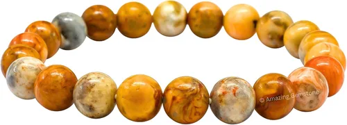 Miniatura 273 de Amazing Gemstone Pulsera de cristal para mujeres y hombres, pulsera de cristal curativo de protección, pulsera elástica con cuentas de piedras