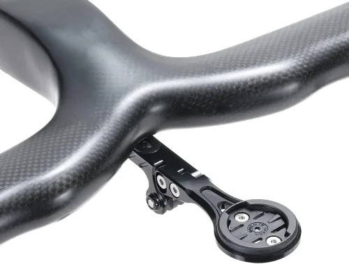 Miniatura 5 de Cestbon Soporte delantero ajustable para bicicleta Garmin Edge Wahoo Elemnt Bryton Rider Stages Dash compatible con manillar integrado Aero, montaje