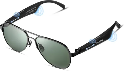 Miniatura 12 de Gafas inteligentes con cámara, 4K con audio Bluetooth gafas con cámara para hombres y mujeres, 8MP 32G HD, grabación de video oculta, compatible