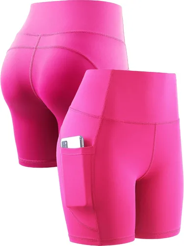 Miniatura 6 de CADMUS Pantalones cortos de yoga de cintura alta para mujer de 3 pulgadas, 4 pulgadas, 6 pulgadas, 7 pulgadas, 8 pulgadas, sensación desnuda
