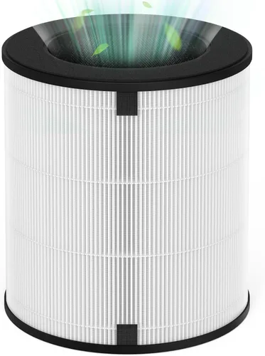 Paquete de 1 filtro de repuesto LV-H133 compatible con purificador LV-H133, número de pieza LV-H133-RF, sistema de filtración 3 en 1