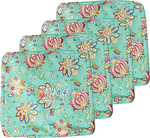 Miniatura 9 de EHouseHome Fundas de cojín para silla de patio, lavables, resistentes a los rayos UV, fundas de repuesto, impermeables, para muebles de exterior