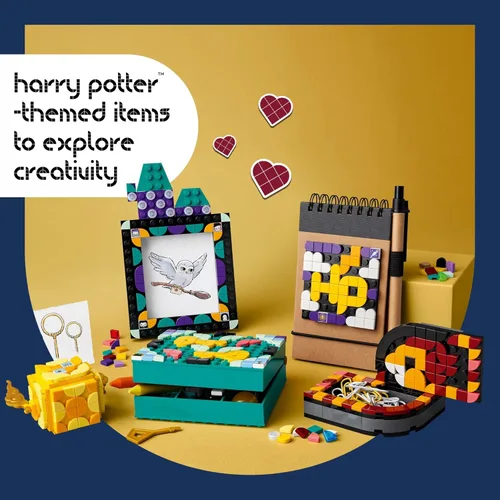 Miniatura 2 de LEGO DOTS Hogwarts - Kit de escritorio 41811, accesorios y suministros de regreso a clases, artículos de decoración de escritorio y parche adhesivo