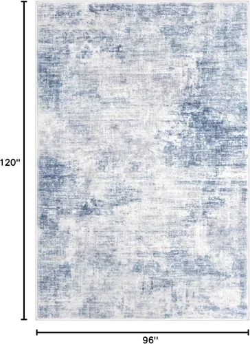 Miniatura 321 de IOHOUZE Alfombra abstracta lavable de 3 x 12 pies para pasillos, antideslizante para cocina, camino de entrada de lana sintética para interiores