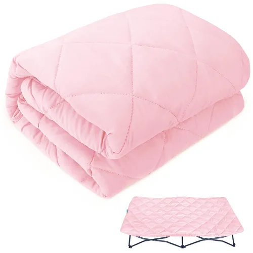 Miniatura 8 de Sábana para Regalo My Cuna Cama portátil para niños pequeños, cuna de viaje (solo sábana, cama no incluida), funda acolchada suave, gris, 54x28