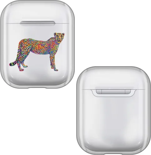 Miniatura 11 de Head Case Designs P.D. Moreno - Funda de carga de cristal duro transparente con licencia oficial de P.D. Moreno, con diseño de animales