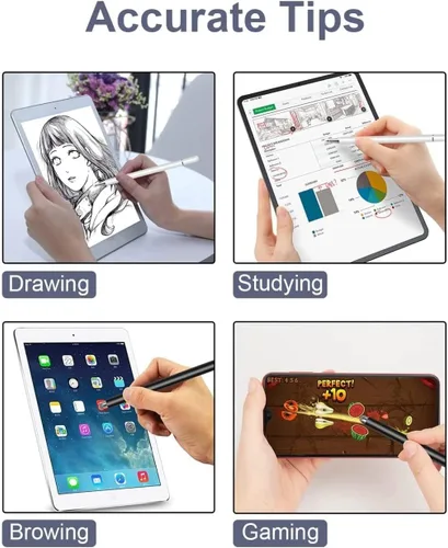Miniatura 3 de Stylus compatible con Amazon Kindle Fire HDX 8.9 (versión 2013), 7 (versión 2013), HD 7 (versión 2013), 8.9 (versión 2012), lápiz táctil de aluminio