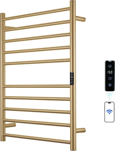 Miniatura 48 de Toallero Eléctrico con Control de Voz para Alexa y Google Home, TUYA - Calentador de Toallas de Baño Montado en la Pared, Enchufable