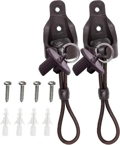 Miniatura 11 de Kit de bungee + tapa de extremo, accesorios de instalación de repuesto universales para parasol de interior/exterior y persianas enrollables
