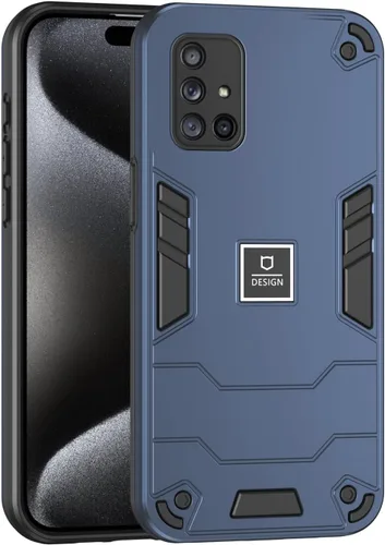 Miniatura 372 de Funda compatible con Huawei Y9 Prime (2019), compatible con Huawei Y9 Prime (2019) 4G STK-L21 2 en 1 [PC duro + TPU], funda de teléfono azul