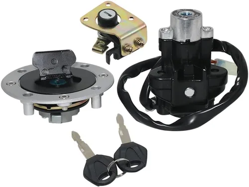 Miniatura 3 de Interruptor de encendido Cubierta de tapa de gas Llave de bloqueo de asiento para Suzuki GSX1200 FSW/FSX, GSX400 FSV/FSK1(GK7B) Inazuma para Suzuki