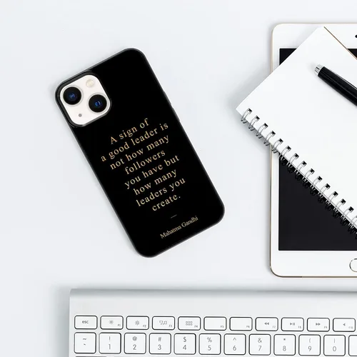 Miniatura 5 de Funda de teléfono con citas inspiradoras A Sign of A Good Leader para iPhone 15, 14, 13, 12, 11 Pro Max XR 8 Plus, Samsung Galaxy S23 S22 S21 S20 FE