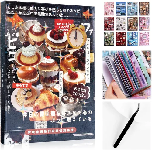 Miniatura 16 de Calcomanías coreanas para tarjetas fotográficas kpop, 3500 para decoración de libros, estéticas, purpurina, mariposa, amor, cinta, flor, alfabeto