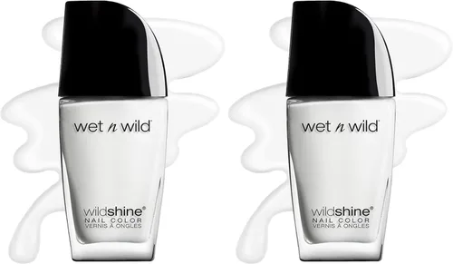 Miniatura 26 de wet n wild Wild Shine Esmalte de uñas, caleidoscopio, capa superior con purpurina, color de uñas