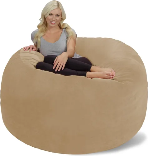 Miniatura 7 de Chill Sack Bean Bag Funda para silla, 3 pies, microgamuza - Oliva