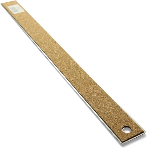 Miniatura 9 de Regla de metal de acero inoxidable clásica Officemate, 15 pulgadas con medidas métricas, plateada, 15 L x 1.25 W (66612)