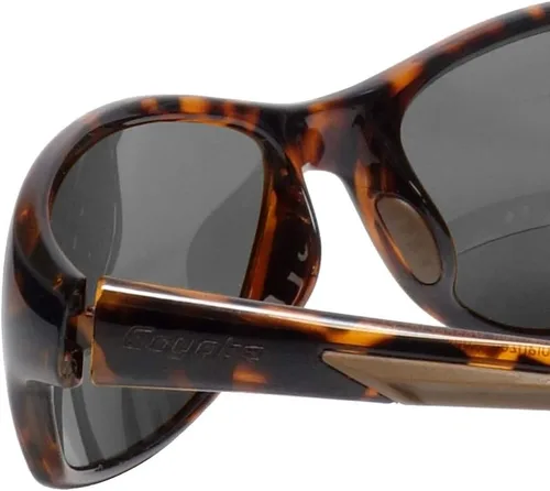 Miniatura 4 de Coyote Eyewear BP-14 - Lentes de sol bifocales polarizados para lectura bifocal, color gris tortuga, para hombre y mujer, envolventes, bifocales