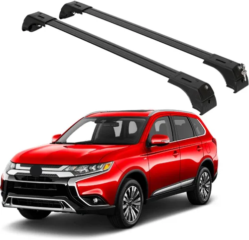 Miniatura 9 de ERKUL Barras transversales de techo para Mitsubishi Outlander Sport 2011-2026 (no apto para Outlander) Barras transversales de aluminio
