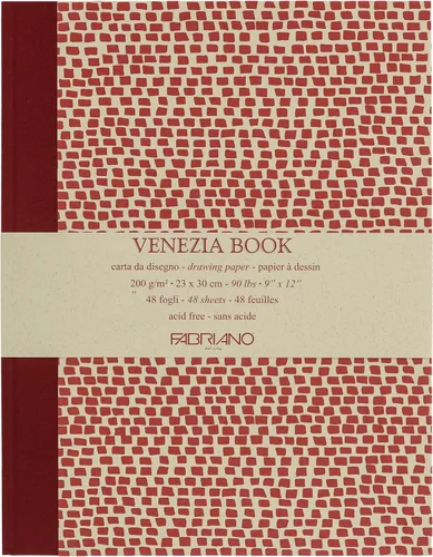 Miniatura 3 de Libro de Dibujo Fabriano Venezia, Beige, 9 x 12 Pulgadas