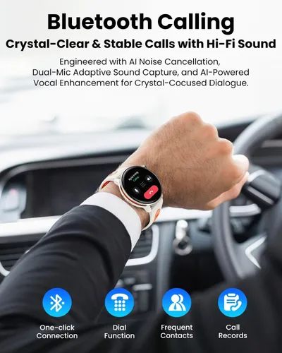 Miniatura 8 de Relojes inteligentes para hombres y mujeres GPS, reloj inteligente con pantalla AMOLED de 1.43 pulgadas, brújula de relojes inteligentes, compatible