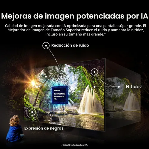 Miniatura 3 de Samsung - Smart TV 4K Crystal UHD de 98 pulgadas de la serie DU9000, HDR, Object Tracking Sound Lite, Motion Xcelerator 120Hz, Supersize Picture