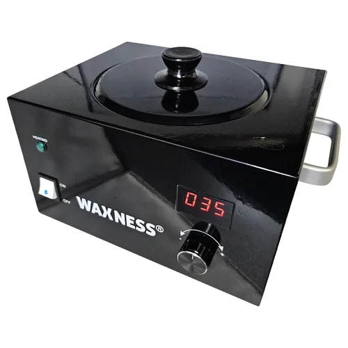 Miniatura 3 de Waxness WN-6003 Elite Series - Calentador de cera profesional grande, color negro brillante, capacidad de 5.5 libras, control electrónico