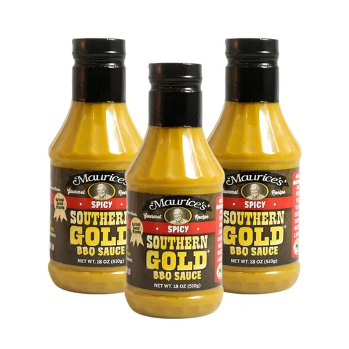 Miniatura 20 de Maurice's Southern Gold Salsa BBQ – Salsa clásica de mostaza Carolina con sabor atrevido – Auténtico aderezo de barbacoa de Carolina del Sur – Ricas