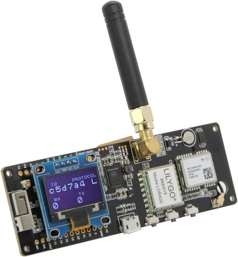 Miniatura 3 de LILYGO T-Beam LORA32 915MHz ESP32 WiFi BLE CH9102F chip TTGO placa de desarrollo soldado módulo OLED