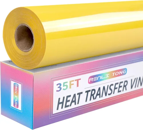 Miniatura 15 de RENLITONG - Vinilo verde frutal para planchar HTV de 12 pulgadas por 15 pies, vinilo de transferencia de calor para rollos de camisetas HTV