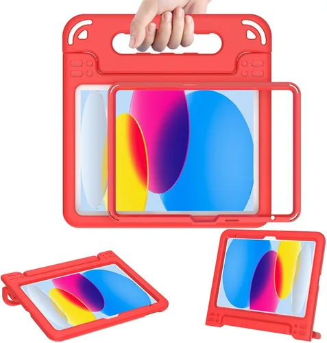 Miniatura 11 de AVAWO - Funda infantil para iPad de 10.9 pulgadas con protector de pantalla integrado, duradera, a prueba de golpes, ligera, con mango protector
