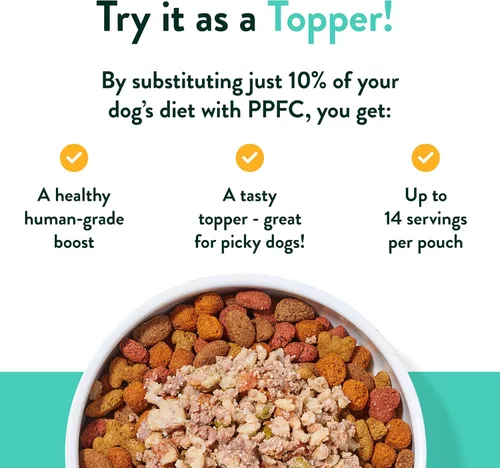 Miniatura 4 de Portland Pet Food Company Bolsas de comida fresca para perros, mezcla de grado humano y comidas húmedas para mascotas, cachorros y perros mayores