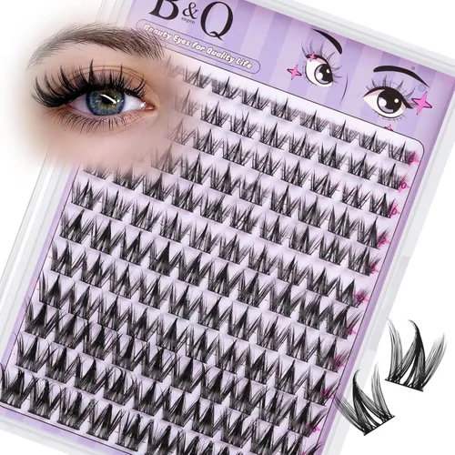 Miniatura 11 de B&Qaugen Pegamento de pestañas impermeable de 0.3 fl oz para pegar y sellar pestañas para racimos de pestañas, 72 horas, pegamento de pestañas negro