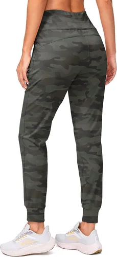 Miniatura 25 de G Gradual Pantalones deportivos con forro polar para mujer, de cintura alta, resistentes al agua, térmicos, para invierno, correr, senderismo
