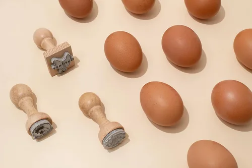 Miniatura 7 de Stamp by Me Sello para Huevos Sellos de Madera para Huevos de Gallina Sello de Goma Personalizado para Huevos Frescos Estampado