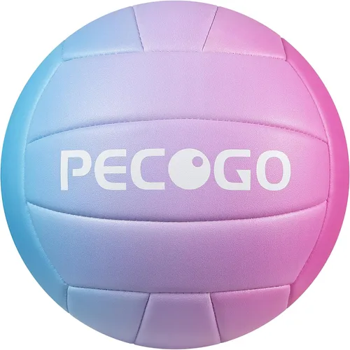 Balón de voleibol tamaño 5, piel sintética duradera, interior/exterior. Control suave, gran hermeticidad para entrenamiento/juegos. Ideal para todas