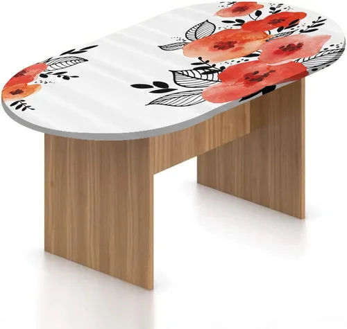 Miniatura 16 de XISUNYA Mantel ajustable ovalado de poliéster con bordes elásticos florales, ramas de pétalos de primavera, estampado de botánica japonesa, se Gris