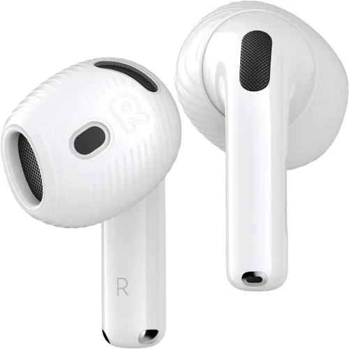 Gcioii - 3 pares de cubiertas de almohadillas para AirPods 4 [encaja en el estuche], almohadillas de silicona antideslizantes y antiarañazos,
