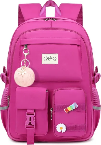 Miniatura 21 de Mochila grande para estudiantes con laptop de abshoo para mujeres universitarias, adolescentes de escuela secundaria y media, bolsa de libros, Beige